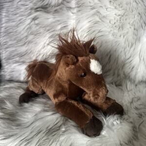 Aurora World Inc. Plush Horse Pony Brown Stuffed Animal 13".